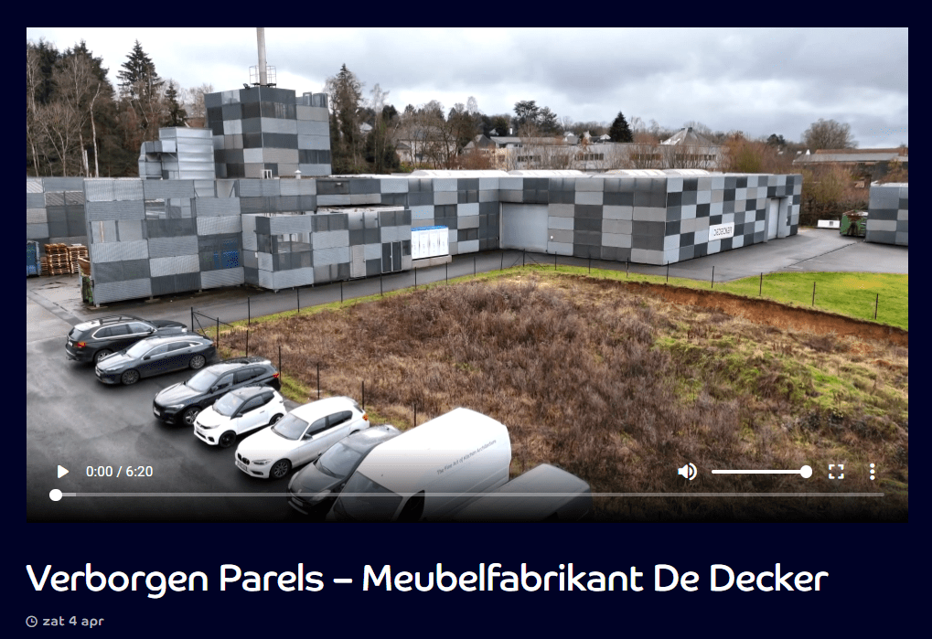 Samenwerking met Meubelfabrikant Dedecker Samenwerking met Meubelfabrikant Dedecker